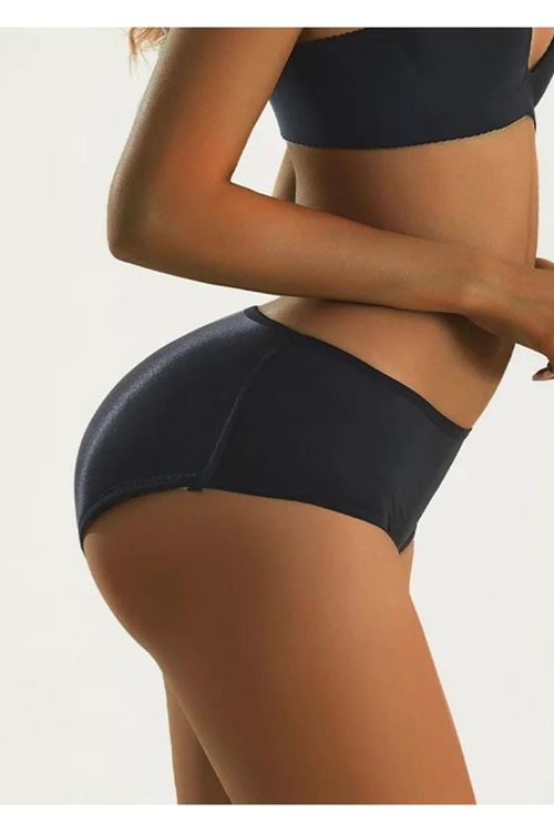 Siyah Popo Şekillendirici Külot Korse